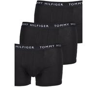 Tommy Hilfiger Men's 3-Pack Premium Essential Logo Boxer Trunks, Black