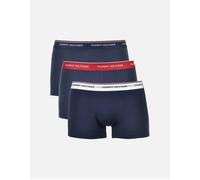 Tommy Hilfiger Men's 3-Pack Premium Essentials Boxer Trunks, Navy with red/white/navy