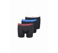 Tommy Hilfiger Men's 3-Pack Signature Cotton Boxer Briefs, Navy/Plum/Blue/White - Black - Size: 37/36/32