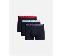 Tommy Hilfiger Men's 3-Pack TH Original Boxer Trunks, Navy/Blue/Red - Black