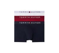 Tommy Hilfiger Men’s 3 Pack Trunks Underwear, Multicolor (Des Sky/White/Rouge), L