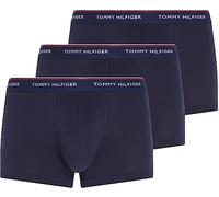 Tommy Hilfiger Men's 3p Lr Trunk Boxer Shorts, Blue (Peacoat), S