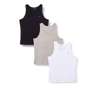 Tommy Hilfiger Men's 3P Tank Top UM0UM03867 Tank Top, Multi (Grey Heather/Black/White), L