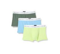 Tommy Hilfiger Men's 3P Trunk Stonewash Green/Faded Lime/Col Blue XL