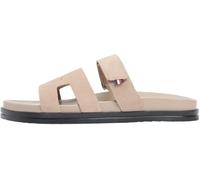 Tommy Hilfiger Men's Adjustable Premium Suede Sandal FM0FM05774 Flat Sandals, BEIGE (Coastal Taupe), 10.5