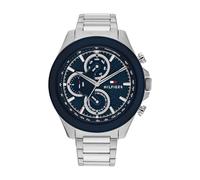 Tommy Hilfiger Analogue Multifunction Quartz Watch for Men with Silver Stainless Steel Bracelet - 1792080