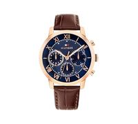 Tommy Hilfiger Men's Analog Multifunction Watch with Leather Strap 1710727