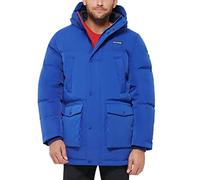 Tommy Hilfiger Men's Arctic Cloth Heavyweight Performance Parka, Atlantis Blue, L