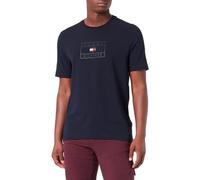 Tommy Hilfiger Men's Big Graphic S/S Tee Mw0mw34204 S/S T-Shirts, Blue (Desert Sky), XS