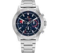Tommy Hilfiger Men's Blue Chronograph Dial Stainless Steel Bracelet Watch