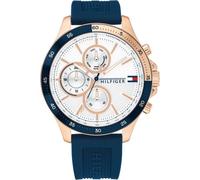 Tommy Hilfiger 1791778 White Multifunction Dial Silicone Strap Watch