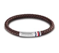 TOMMY HILFIGER Mens Bracelet INTERWOVEN BRAIDED 2790402 Leather Brown