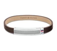 TOMMY HILFIGER Mens Bracelet WOVEN TEXTURE 2790397 Leather Brown