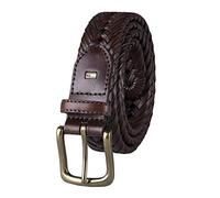 Tommy Hilfiger Men's Braided Belt, Tan, 42