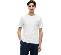 Tommy Hilfiger Men's Brand Love Left Chest RWB Tee MW0MW44361 S/S T-Shirt, White (White), M