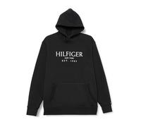 Tommy Hilfiger Men's Bt-big Hilfiger Hoody-b Mw0mw37916 Pullover Hoodie, Black (Black), XXL