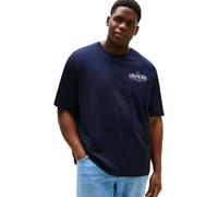 Tommy Hilfiger Men's BT-Hilfiger Stack TEE-B MW0MW41235 S/S T-Shirt, Blue (Desert Sky), 3XL