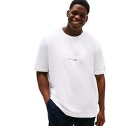Tommy Hilfiger Men's BT-Ithaca Flag TEE-B MW0MW41231 S/S T-Shirt, White (White), 5XL