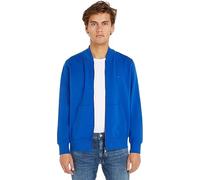 Tommy Hilfiger Men's Cardigan Baseball Collar with Zip, Blue (Ultra Blue), M