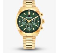 Tommy Hilfiger Hudson Men's Green Dial & Gold IP Stainless Steel Bracelet Watch