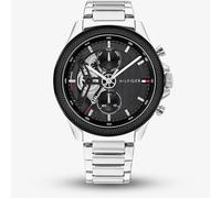 Tommy Hilfiger Mens Clark Half Skeleton Dial Bracelet Watch 1792289