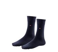 Tommy Hilfiger Men's Classic 2P Calf Socks, Blue (Dark Navy), Size 47