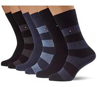 Tommy Hilfiger Mens Classic CLSSC SOCK, Blue/Black, 6-8 UK