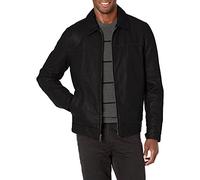 Tommy Hilfiger Men's Classic Faux Leather Jacket, Black, S