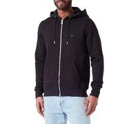 Tommy Hilfiger Men's CLASSIC FLAG ZIP THROUGH HOODY Black XS