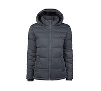 Tommy Hilfiger Men's Classic Hooded Puffer Jacket (Regular and Big & Tall Sizes) Down Alternative Coat, Heather Navy, XXXXL