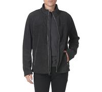 Tommy Hilfiger Men's Classic Zip Front Polar Fleece Jacket, Charcoal, 4XL Big Tall