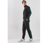 Tommy Hilfiger Men's Colourblock Tracksuit with Funnel Neck Zip Top, Black, Size L, Men Black