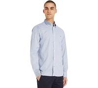 Tommy Hilfiger Men's Core 1985 Flex OXF STP Rf Shirt Mw0mw25039 Casual Shirts, Blue (Carbon Navy/White), M