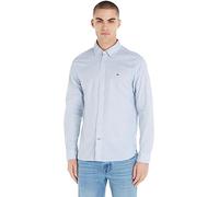Tommy Hilfiger Men's Core 1985 Flex Oxford Rf Shirt Mw0mw25037 Casual Shirts, Blue (Calm Blue), S