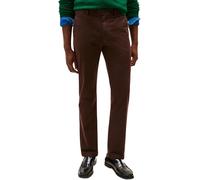 Tommy Hilfiger Men's Core Denton Essential Twill Straight Fit Chinos, Brown (Dark Brown), 28W/30L