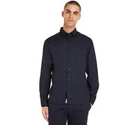 Tommy Hilfiger Mens Overhemden Core Flex Poplin Blue Cotton - Size Medium
