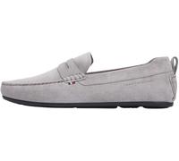 Tommy Hilfiger Men's Core Hilfiegr Suede Driver FM0FM05789 Driver Shoes, Grey (Universal Grey), 6.5