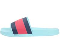 Tommy Hilfiger Men's Core Hilfiger Flag Pool Slide FM0FM05798 Slides, BLUE (Arctic Aqua), 12