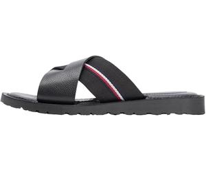 Tommy Hilfiger Men's Core Hilfiger Lth Criss C Sandal Fm0fm05783Flat Sandals