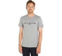 Tommy Hilfiger Men's Core Tommy Logo Tee Mw0mw11465 T-Shirt, Grey (Cloud Htr), XL