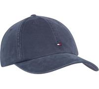 Tommy Hilfiger Men's Cotton 85 Logo Adjustable Baseball Cap, Aegean Sea, One Size