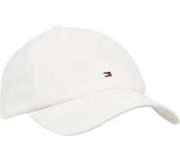 Tommy Hilfiger Men's Cotton 85 Logo Adjustable Baseball Cap, Ancient White, One Size