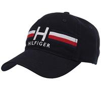 Tommy Hilfiger Men's Cotton Ira Adjustable Baseball Cap, Sky Captain, One Size