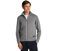 Tommy Hilfiger Men's Cotton Zip Through Sweatshirt Without Hood, Grey (Medium Grey Heather), S