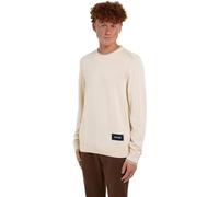 Tommy Hilfiger Men's Crew Neck Knitted Jumper, Beige (Ancient White), M