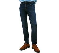 Tommy Hilfiger Men's Denton Blacker Blue Straight Fit Jeans, Blue (Blacker Blue), 34W/31L
