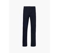 Tommy Hilfiger Mens Desert Sky Denton Tech Partially-elasticated Waistband Straight-leg Regular-fit Cotton-blend Trousers 32