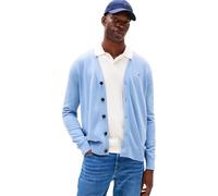 Tommy Hilfiger Men's Essential Cotton Cardigan with Button Placket, Blue (Brisk Blue), XL