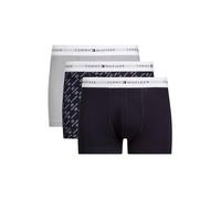 Tommy Hilfiger Mens 'Essential' Print Boxer Trunks (Logo Flag/Antique Silver/Des Sky) M