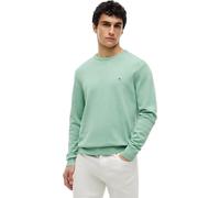 Tommy Hilfiger Men's Essential Ssnl Cotton Crew Neck Mw0Mw39999 Pullover Sweater, Green (Cut Grass), L